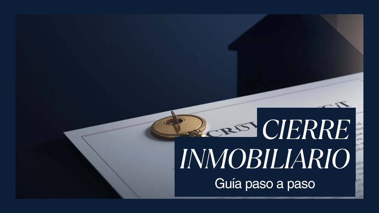 Cierre de operación inmobiliaria